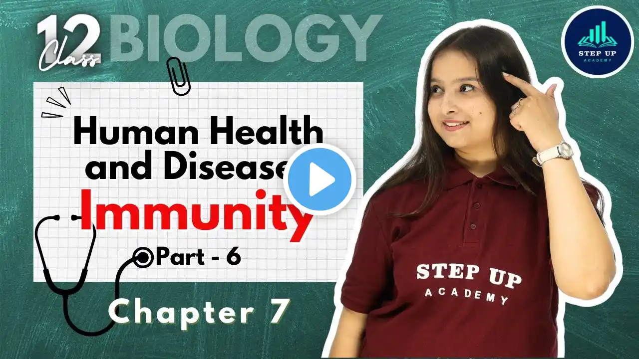 Immunity - Human Health and Diseases | Chapter 7 (L6) | CBSE Class 12 Biology