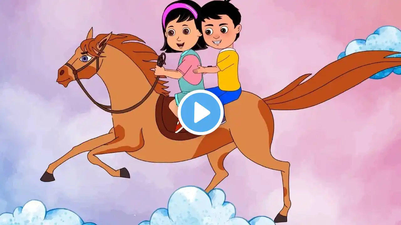 Lakdi ki kathi-लकड़ी की काठी | Popular Hindi Children Songs | Hindi Rhymes By Bunny Kids