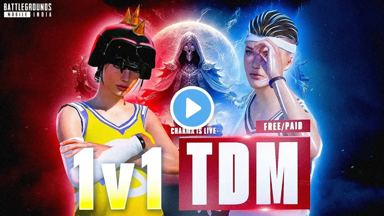 BGMI LIVE CUSTOM ROOM | LIVE STREAK TDM 1V1| PUBG LIVE 1V1| PAID TDM AVAILBLE #bgmi #pubg #custom