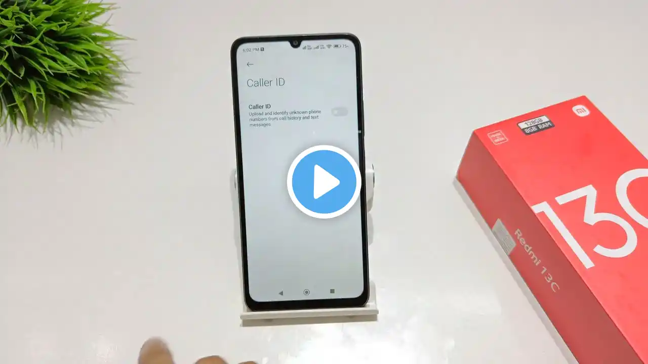 How to identify caller id in redmi 13c | Redmi 13 spam call block kaise kare | Incoming call setting