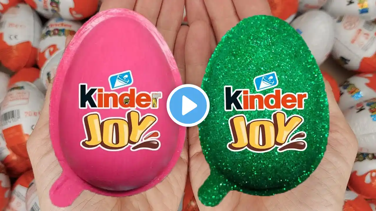 Satisfying Video | Unpacking Yummy Kinder Joy & Kinder Surprise Chocolate Eggs ASMR Candy Opening