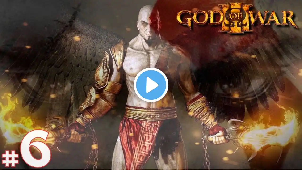 God of War III Gameplay Walkthrough Part 6 | No Commentary | The Labyrinth and Daedalus' Tragedy