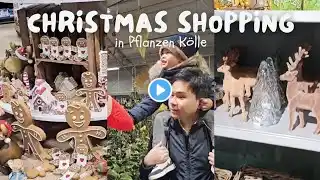 Christmas Shopping in Pflanzen Kölle Berlin - Germany 🇩🇪 (silent vlog)