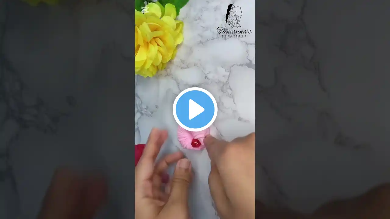 DIY Play-Doh Seashells 🐚 | Wrinkled Pink Shell Art #Shorts #diy #viral #pink #seashels #viralvideo