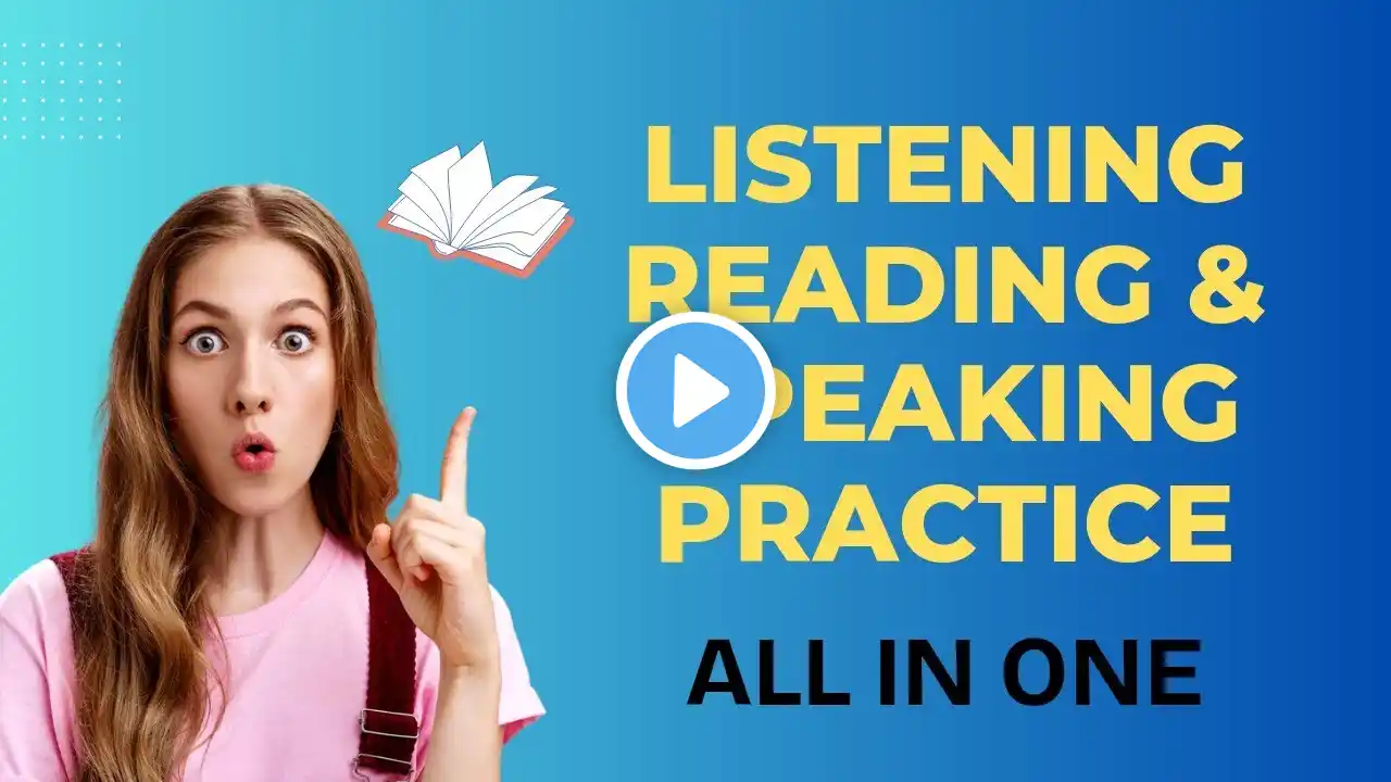 Master English Full Lesson with Listening Reading & Speaking | Speak English Like a Pro