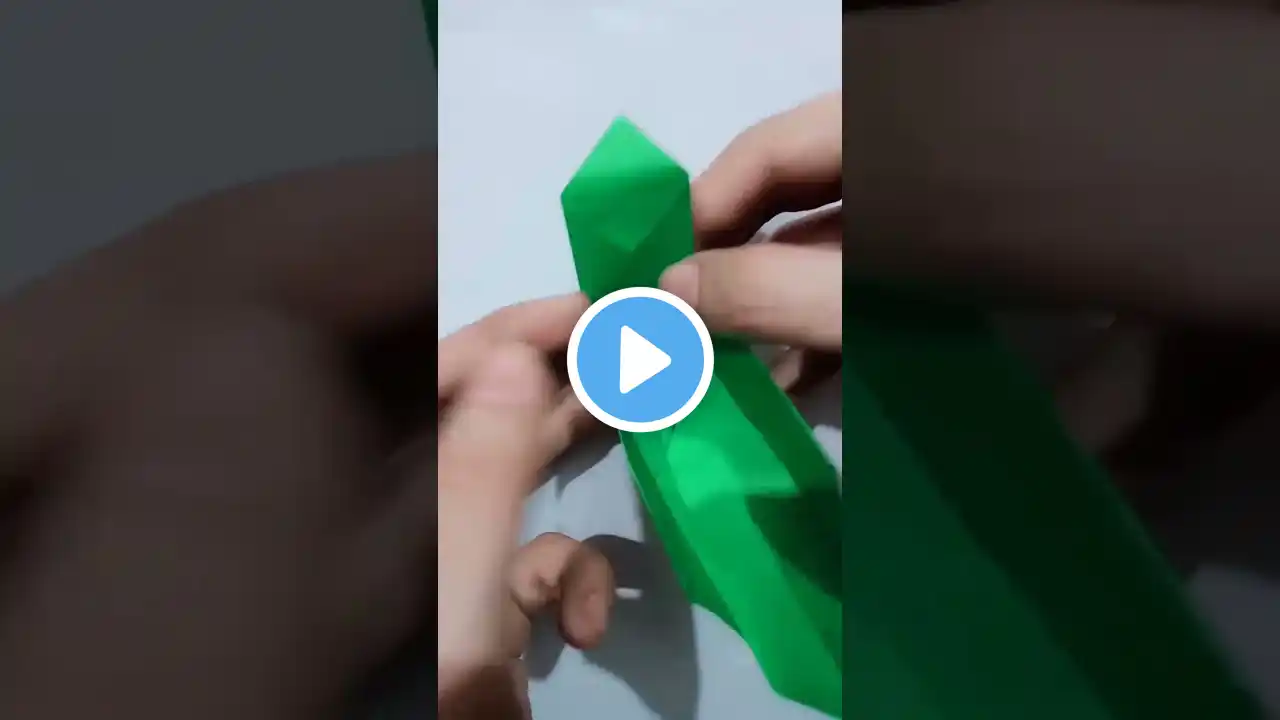 EASY PAPER ORIGAMI BUTTON TOY ANTISTRESS POPIT GAME TUTORIAL  STRESS RELIEF TOY ORIGAMI INSTRUCTION