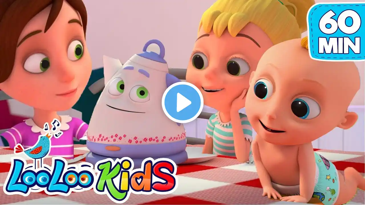 🎵 "Polly Put the Kettle" and Best Kids' Songs | 1 Hour LooLoo Kids Playlist 🎵