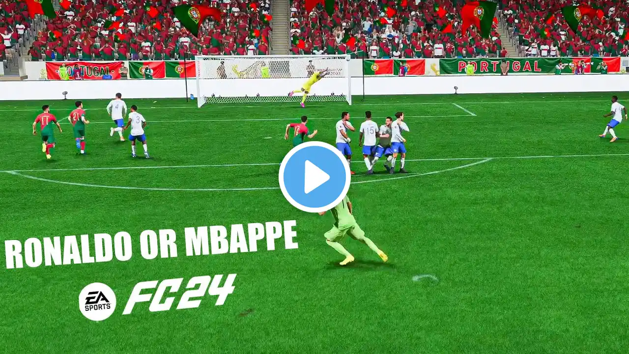 Ronaldo or Mbappe? Who is better goalkeeper? Portugal vs France | World Cup | Final | PS5™ [4K]