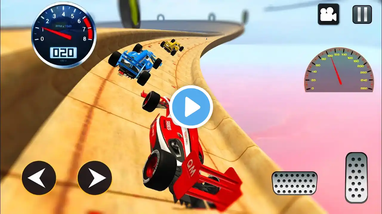 Impossible Car Stunts Driving - Sport Car Racing Simulator 2024 - Android GamePlay