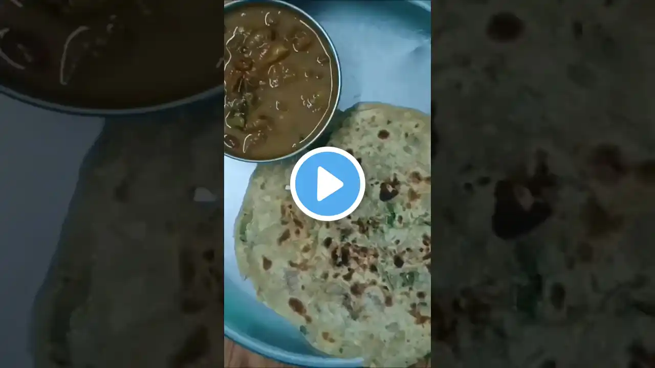 pyaz ka lacha paratha #food #cooking #shorts #trending #facts