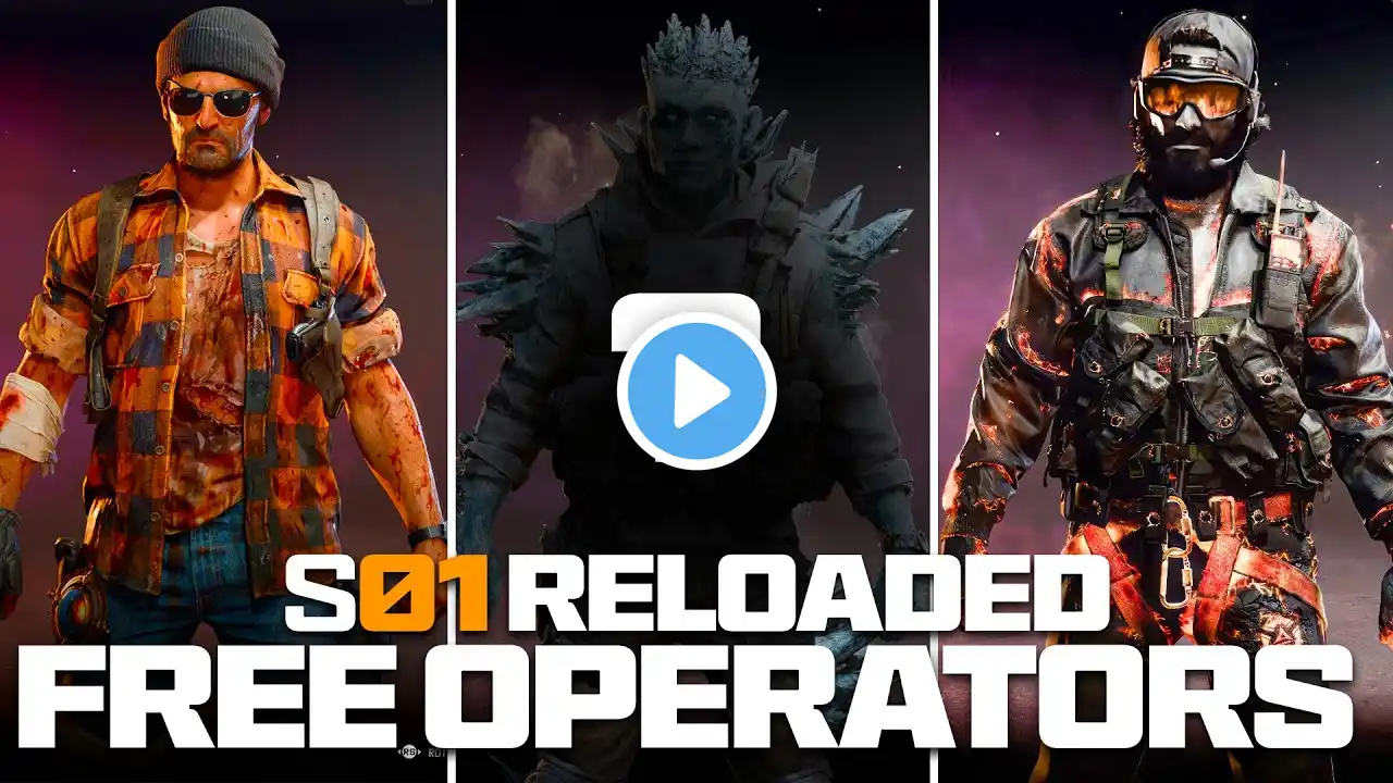 ALL 15+ FREE OPERATOR SKINS TO CLAIM in Black Ops 6 Season 1 Reloaded! (Free Operators Packs & More)