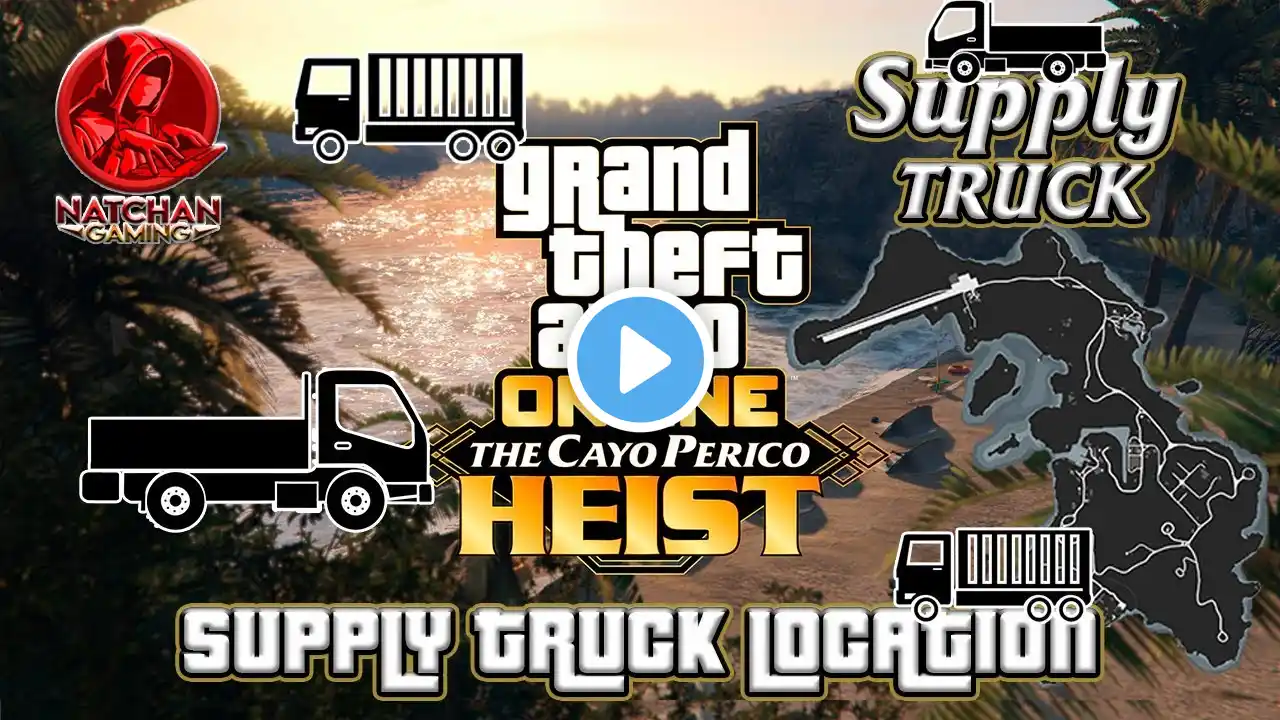 GTA V ONLINE | All Supply Truck Location in Cayo Perico Heist | Point of Interest