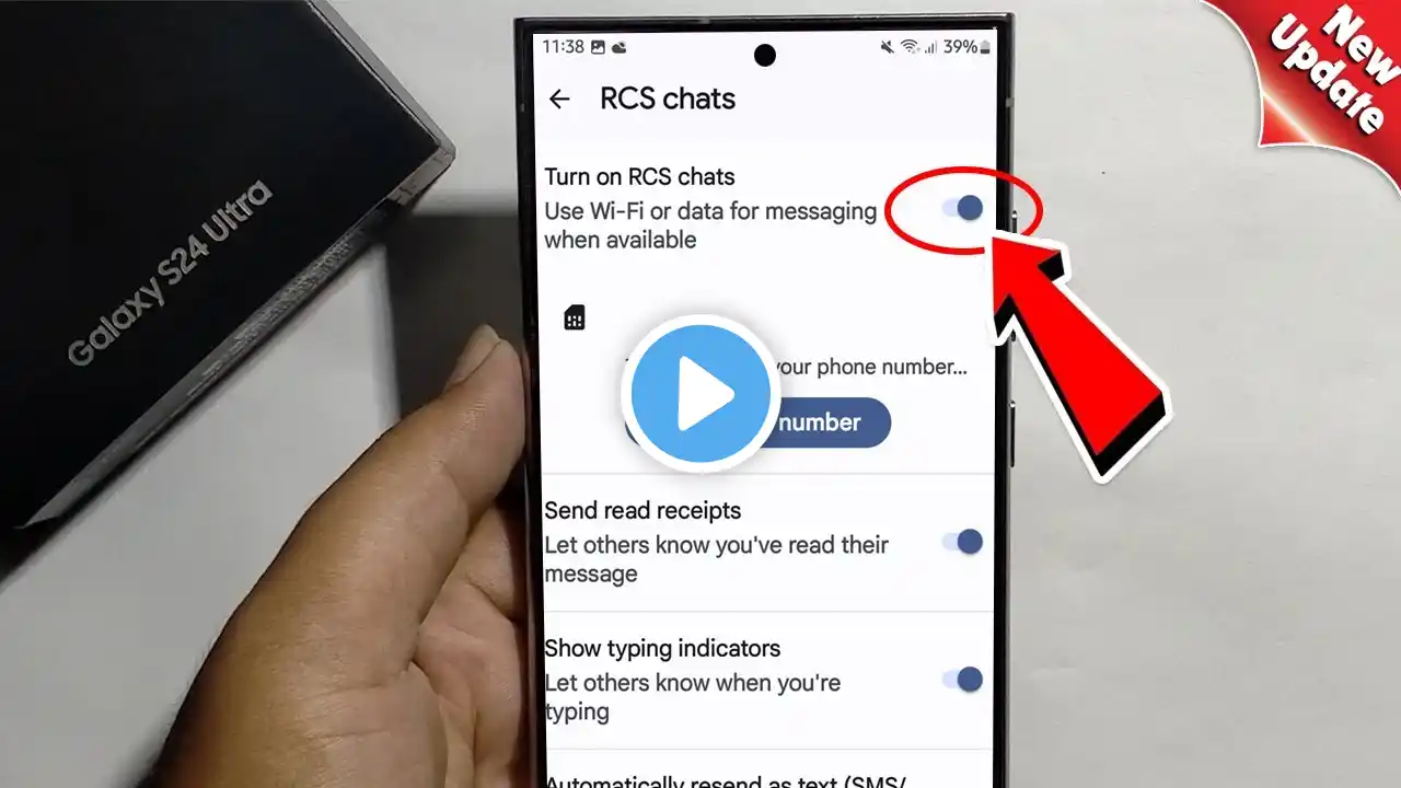 Galaxy S24/S24+/Ultra: How to Turn On/Off Send Read Receipts For Text Messages