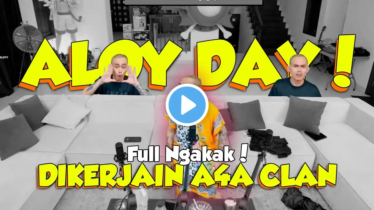 NGAKAK! KING ALOY DI TINGGAL SENDIRIAN DI STREAM #MARAPTHON #YB #aloy Clip