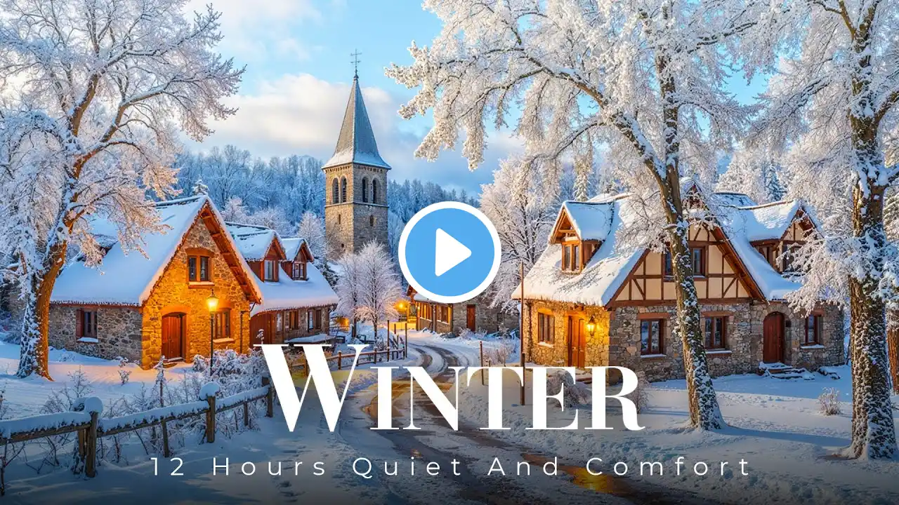 Fantastic Winter❄️Gentle Music & Snowy December Pines 🎹 Relax, Destress And Unwind & Comfortable