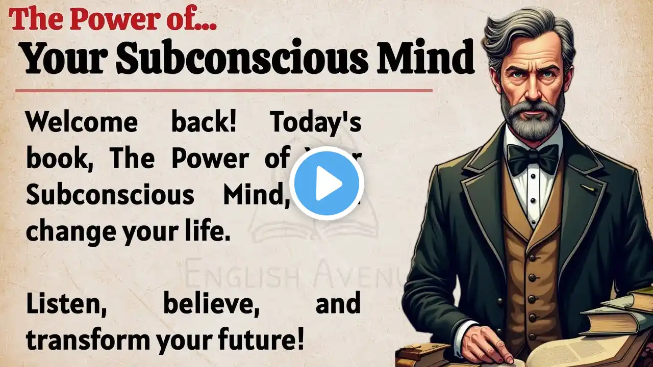 The Power of Your Subconscious Mind 🔥    Learn English Through Book Summary    Listening Practice ✅