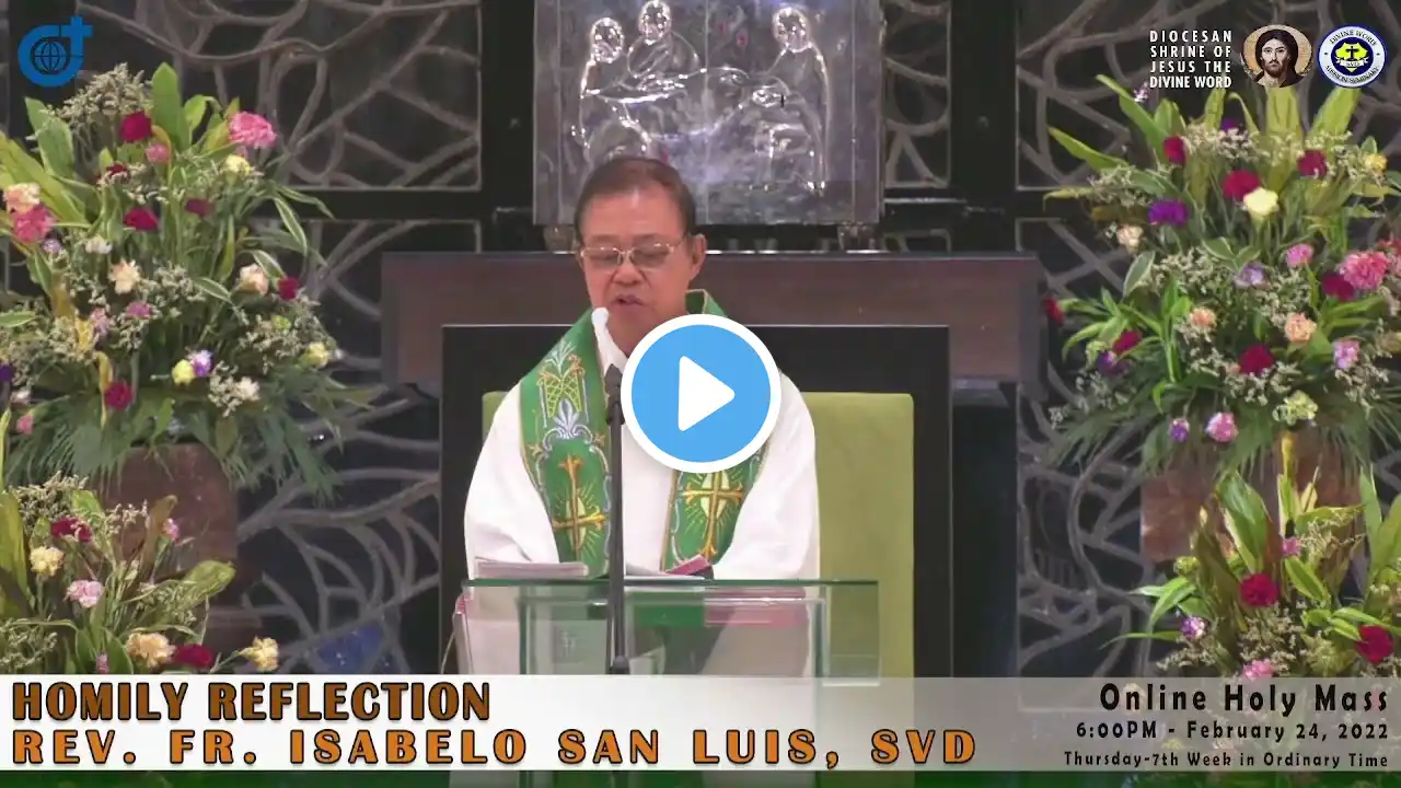 Homily of Rev. Fr. Isabelo San Luis, SVD