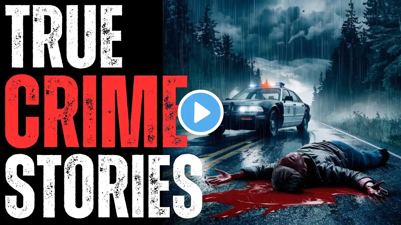 Most Disturbing True Crime Stories For Sleep With Rain Sound | Black Screen