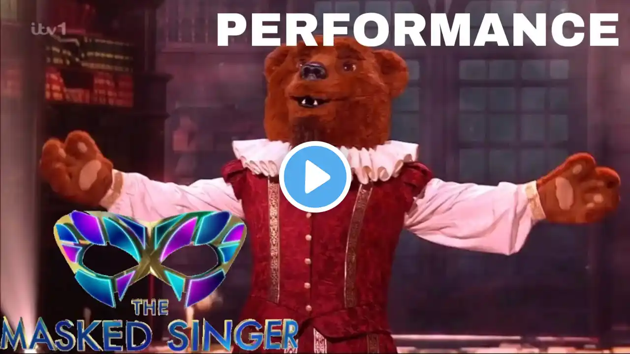 Bear sings “Tender” by Blur | The Masked Singer UK | Season 6