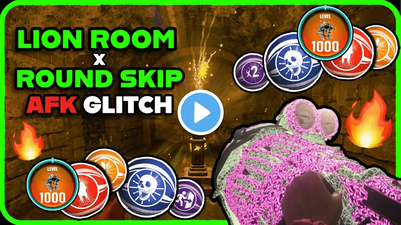 LION ROOM JET GUN GLITCH ON CITADELLE DES MORTS - BO6 ZOMBIES