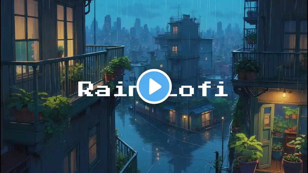 Calming Lofi Rain 🌧️ Chill Beats for Focus, Study & Sleep