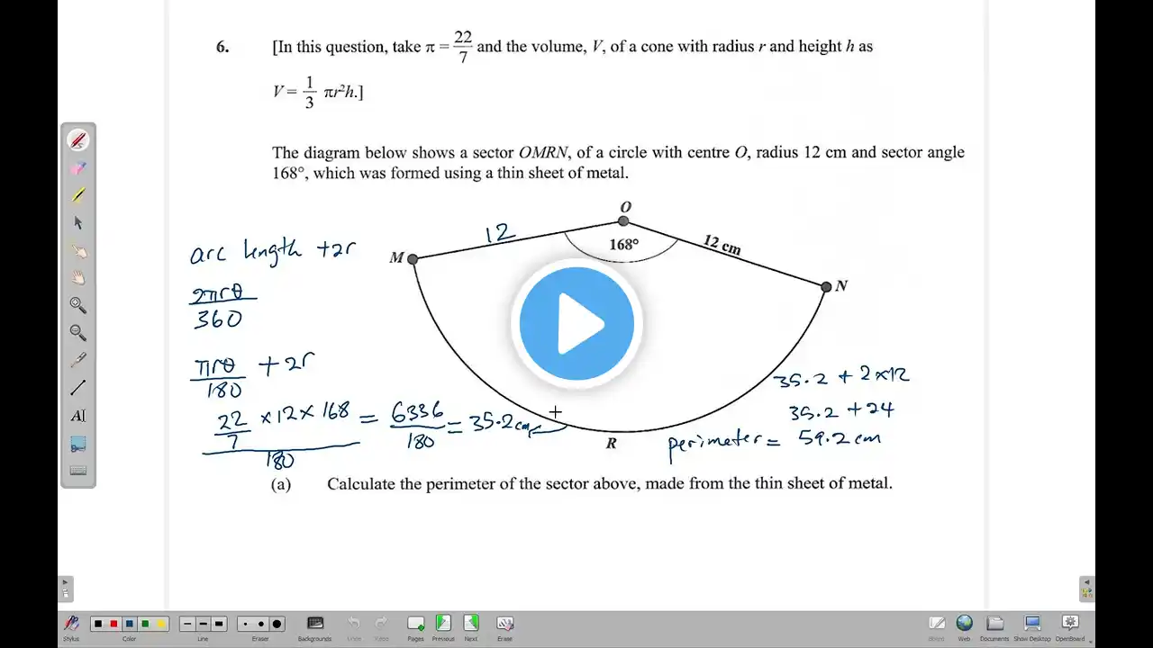 May June 2023  Question 6 solution