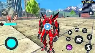 Red Mirage Multiple Transformation Jet Robot Car Game 2020 - Android Gameplay