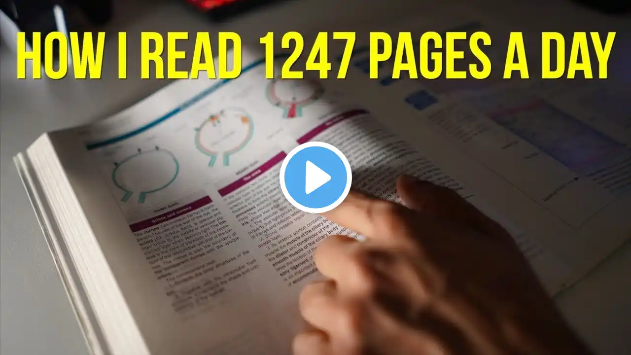 How to Absorb Books 3x Faster in 7 Days (from a Med Student)