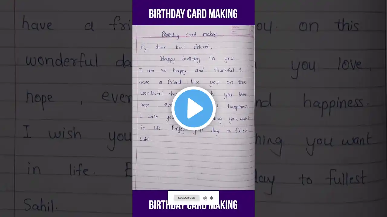 Birthday Card Making I #birthday #happybirthday #card #making #viralvideo #trending #shorts