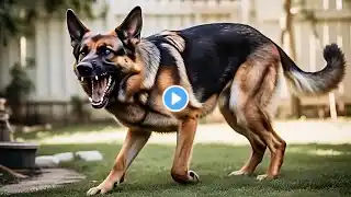 German Shepherd Barking And Growling | Sounds That Make Dogs Aggressive