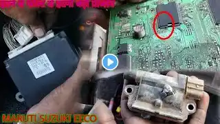 How to Fix Maruti Suzuki Eeco Cylinder Misfire # Pick Up Problem # Ecm faulty Work Done ✅