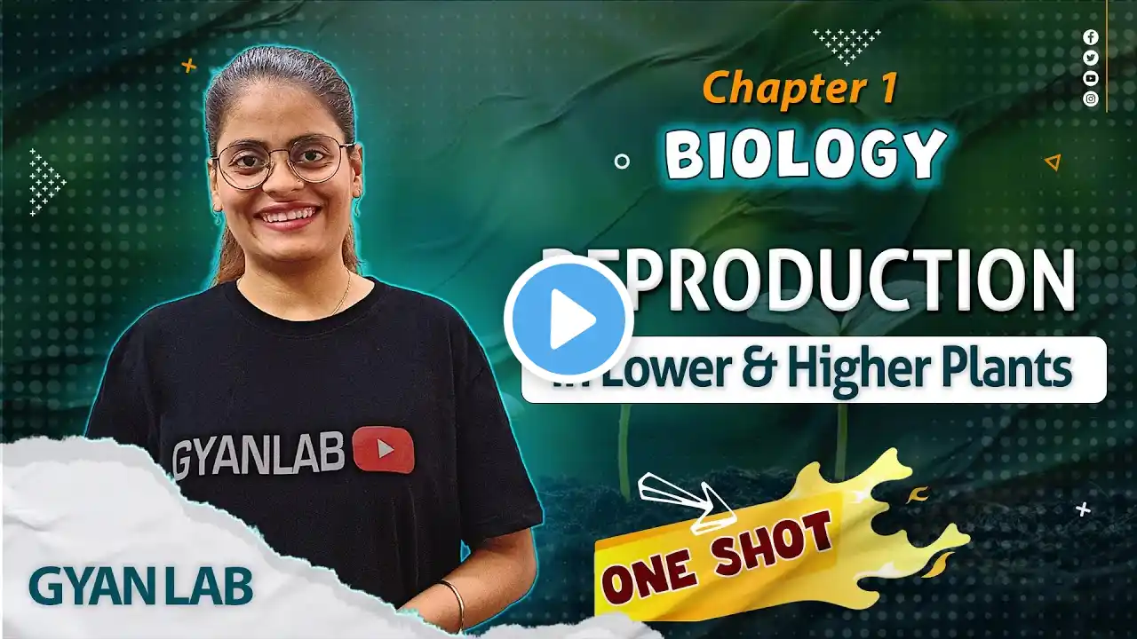 One Shot Lecture | Chp - 1 | Reproduction in Plants | Gyanlab | Anjali Patel #oneshotlecture