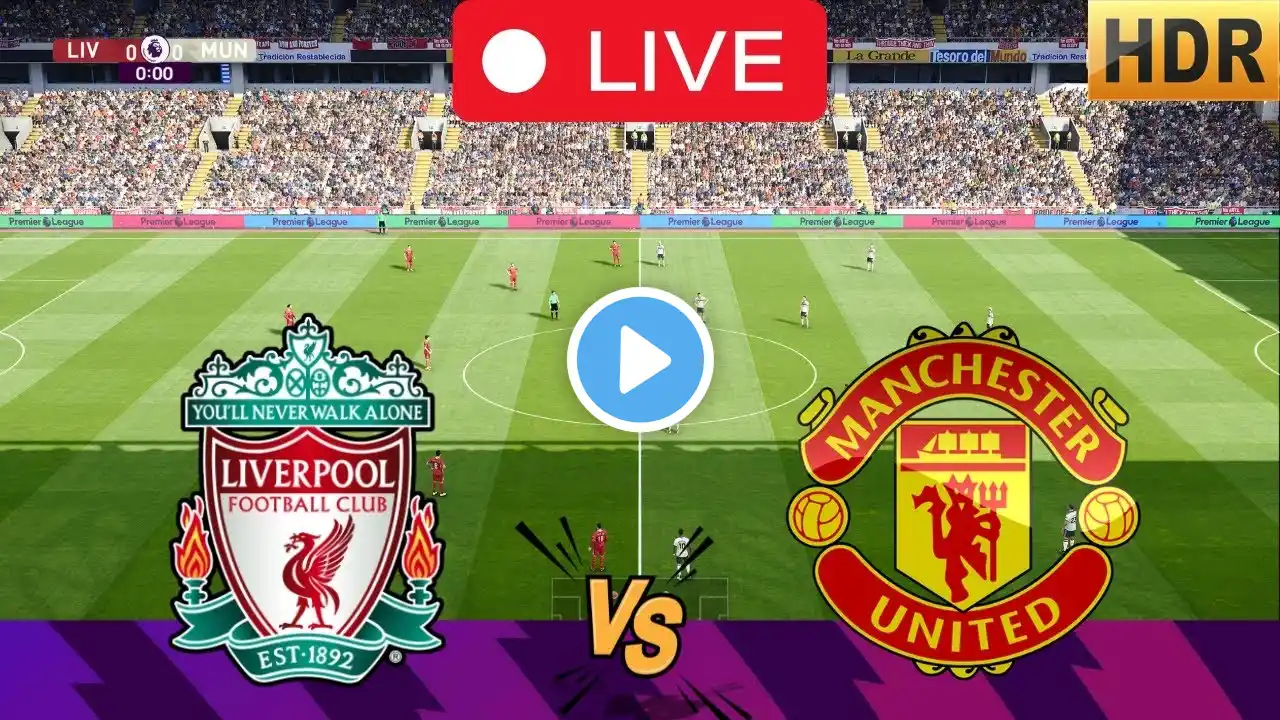 EA FC 25 - Liverpool vs. Man United - Premier League 24/25 Full Match at Anfield|PS5™ [4K60]