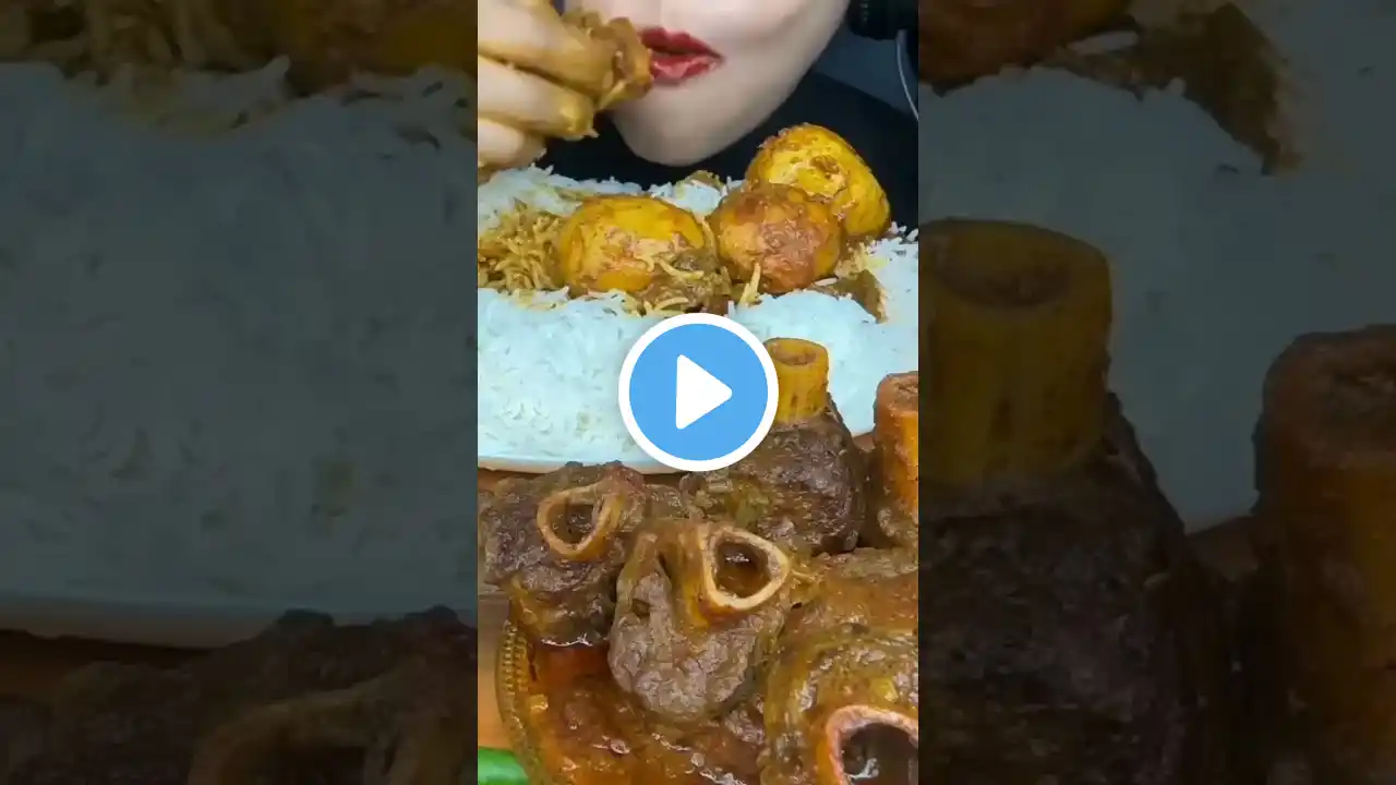 Mutton curry with egg fried #mukbang#asmreating #shorts #ytshorts #maltispicelove #youtubeshorts