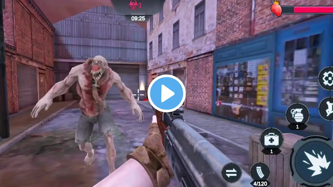 Zombie 3d Gun Shooter Real Survival Warfare - Android Gameplay.