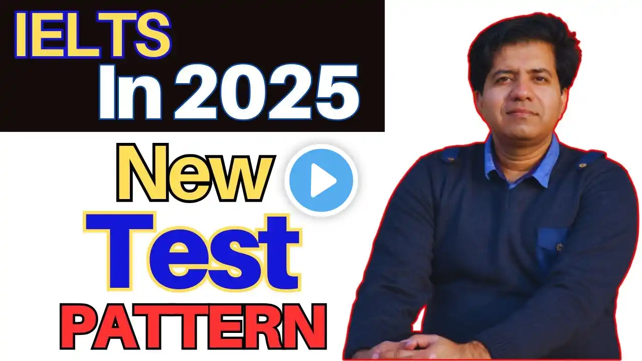 IELTS In 2025: NEW TEST PATTERN By Asad Yaqub