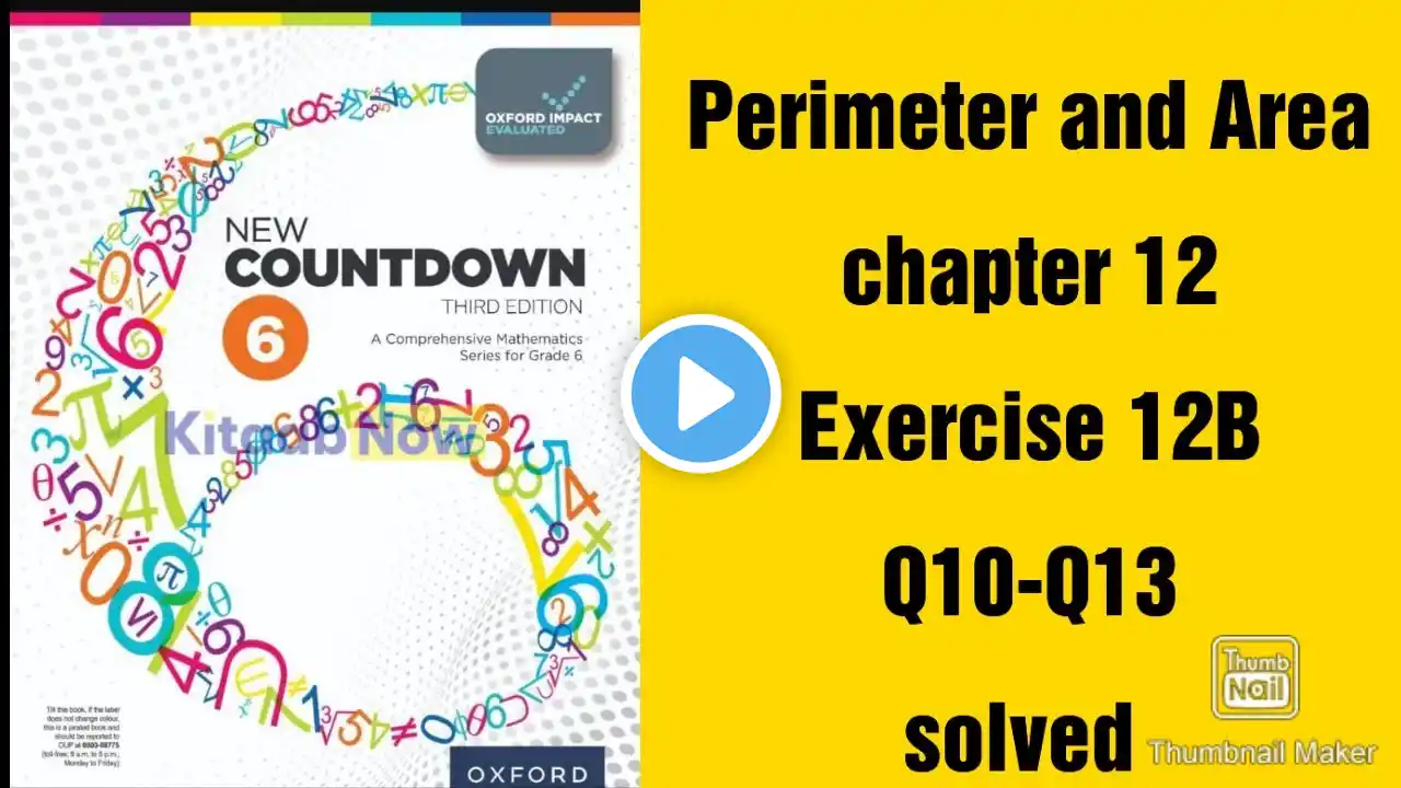 oxford new countdown book 6 third edition || chapter 12 Exercise 12B || Q10_Q13 solved