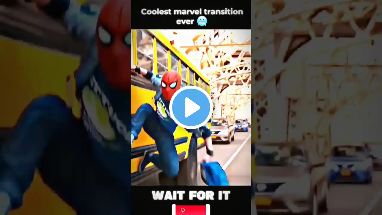 Coolest marvel moment ever 🥶 #shorts #spiderman #marvel Wait for end