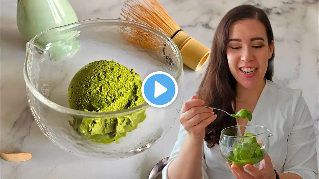 How To Make Extra Strong Matcha Ice Cream Recipe