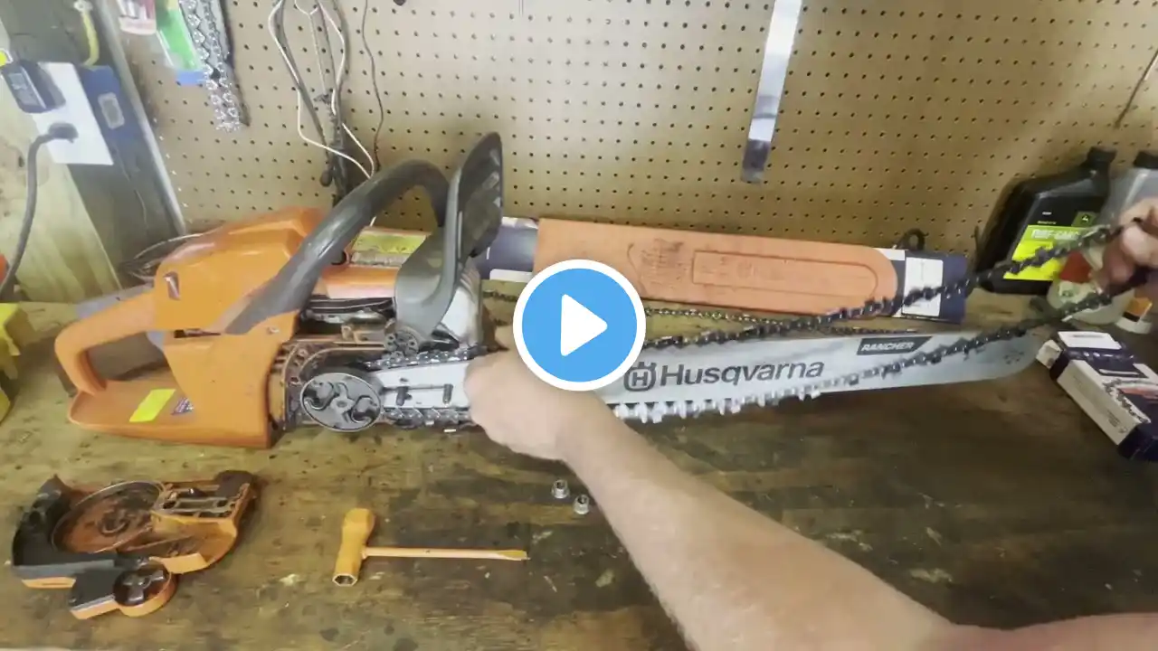 How to Install Chainsaw Chain in Proper Direction. Stihl. Husqvarna.