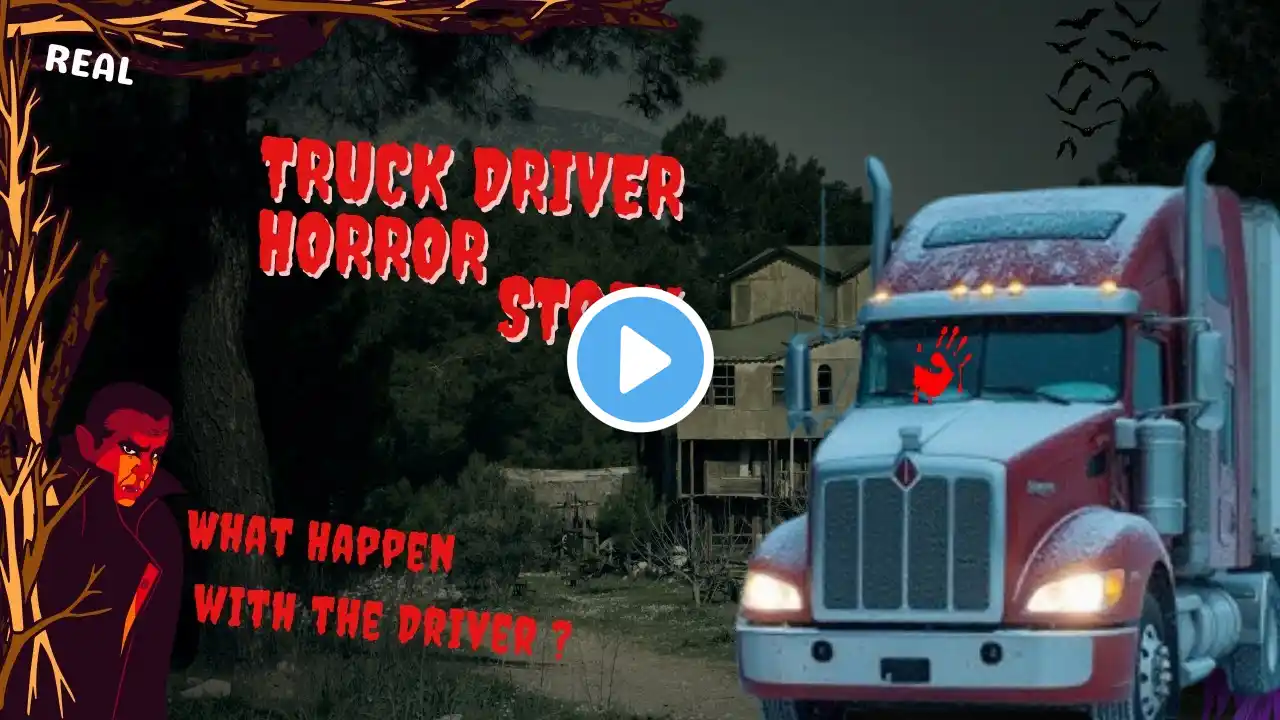 Horrifying Truck Driver True Horror Story in English |Real Horror Stories's |Disturbing horror video