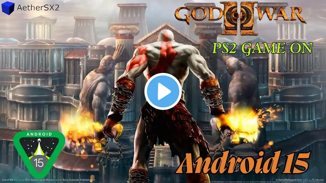 God Of War 2 PS2 Games Play On Android 15 AetherSX2