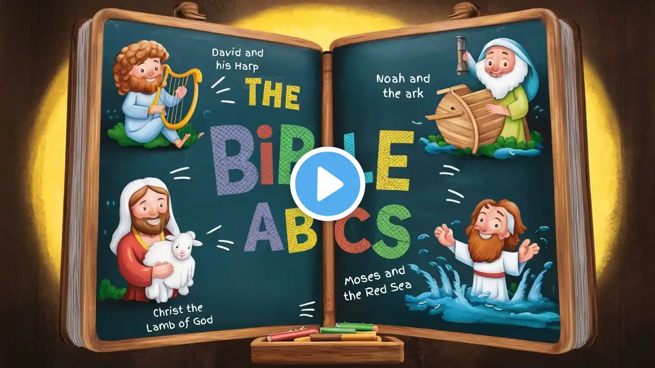 Bible ABC Song for Kids 🎵 | Learn the Alphabet A to Z with Fun Gospel Music! 🙌