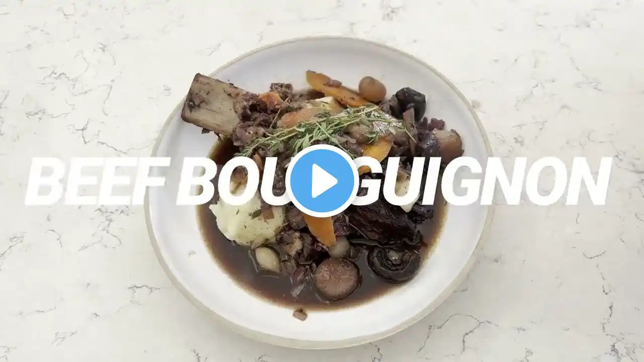 Beef Short-rib Bourguignon taken to the next level with 6QT Smokepot