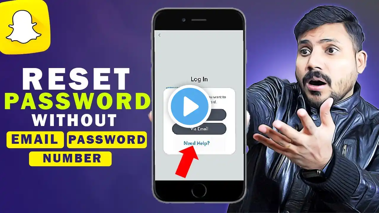 Reset Snapchat Password Without Old Password Email and Phone Number | Snapchat Password Recovery