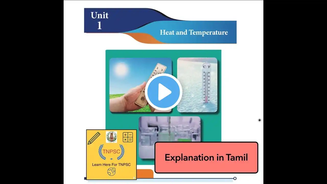 Heat and Temperature | Class 7 | Physics | TNPSC Group 1,2,4