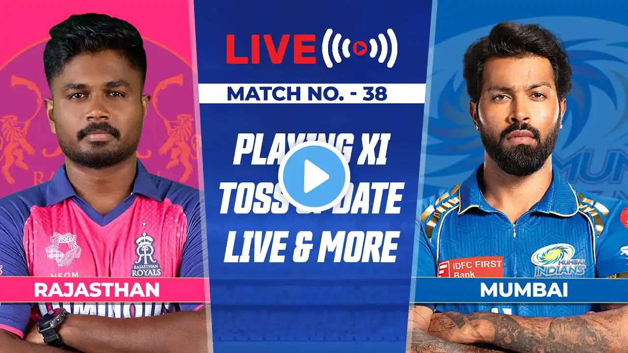 🔴IPL 2024 Live: RR vs MI Live | Rajasthan Royals vs Mumbai Live Match Today | IPL 2024 Live