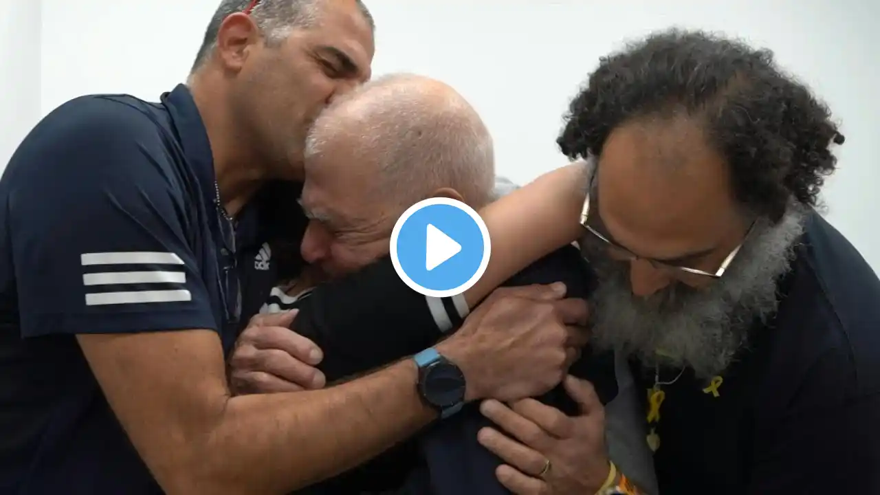 Freed German-Israeli hostage Gadi Moses reunited with family | AFP