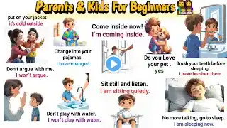 Speak English With Kids | Spoken English for kids | Daily Use English Sentences | Learn English