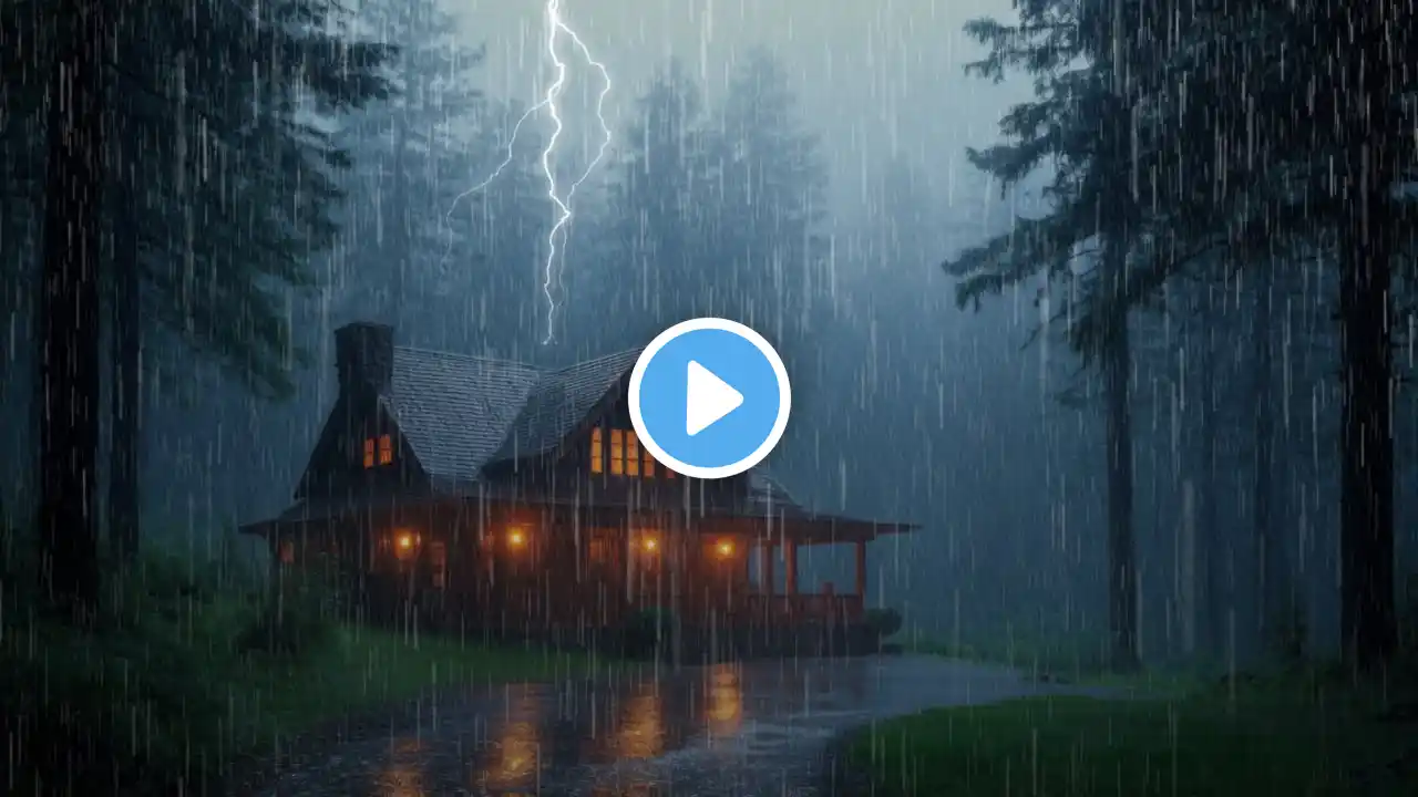 Sounds of Rain & Thunder for Deep Sleep – Relax Your Mind & Sleep Peacefully Tonight